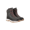 Khaki - Front - Mountain Warehouse Womens-Ladies Tundra Leather Snow Boots