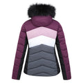 Dark Purple - Back - Mountain Warehouse Womens-Ladies Cascade Padded Ski Jacket