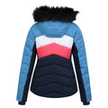 Blue - Back - Mountain Warehouse Womens-Ladies Cascade Padded Ski Jacket
