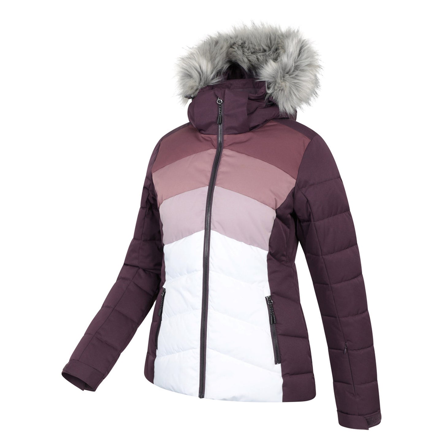 Dusky Purple - Lifestyle - Mountain Warehouse Womens-Ladies Cascade Padded Ski Jacket