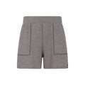 Grey - Front - Mountain Warehouse Womens-Ladies Merino Wool Sweat Shorts