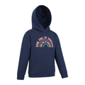 Navy - Lifestyle - Mountain Warehouse Childrens-Kids Soul Full Of Sunshine Organic Hoodie