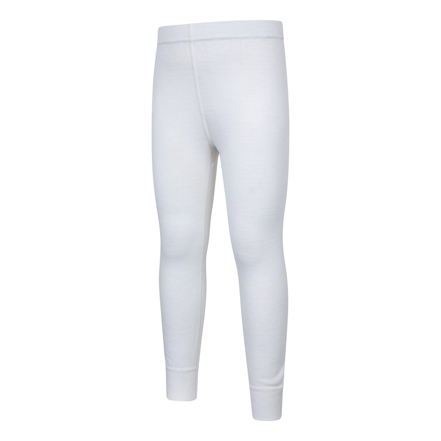White - Lifestyle - Mountain Warehouse Childrens-Kids II Merino Wool Base Layer Bottoms