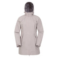 Taupe - Front - Mountain Warehouse Womens-Ladies Hilltop II Waterproof Jacket