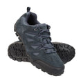 Grey - Side - Mountain Warehouse Mens Outdoor III Suede Walking Shoes