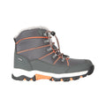Grey-Orange - Lifestyle - Mountain Warehouse Childrens-Kids Comet Waterproof Snow Boots