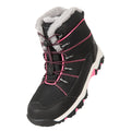 Black - Front - Mountain Warehouse Childrens-Kids Comet Waterproof Snow Boots