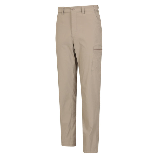 Dark Beige - Lifestyle - Mountain Warehouse Mens Trek Stretch Cargo Trousers