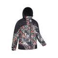 Monochrome - Side - Mountain Warehouse Mens Shadow II Abstract Ski Jacket