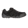 Black - Front - Mountain Warehouse Womens-Ladies Suede Outdoor Walking Shoes