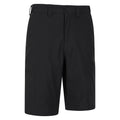 Black - Close up - Mountain Warehouse Mens Trek Convertible Trousers