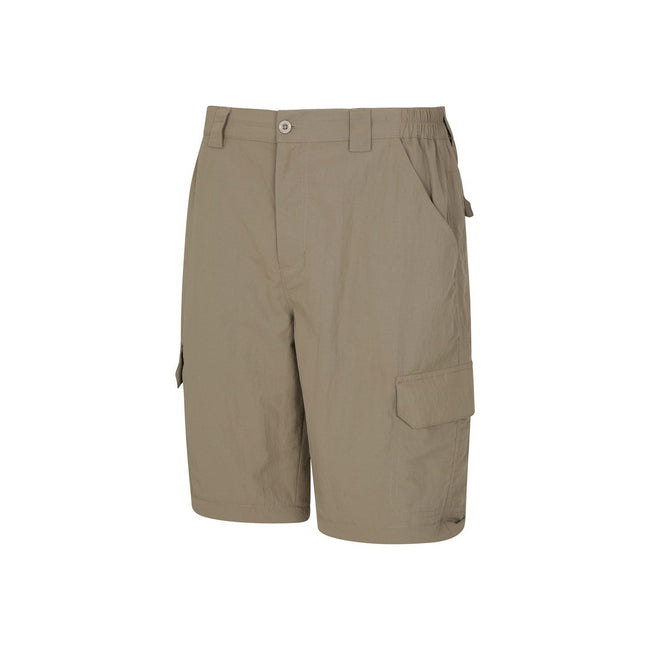 Beige - Lifestyle - Mountain Warehouse Mens Trek Convertible Trousers