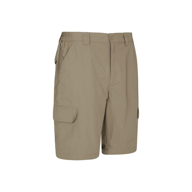 Beige - Close up - Mountain Warehouse Mens Trek Convertible Trousers