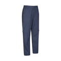 Navy - Side - Mountain Warehouse Womens-Ladies Quest Zip-Off Hiking Trousers