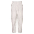 Light Grey - Front - Mountain Warehouse Womens-Ladies Quest Zip-Off Hiking Trousers