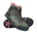 Khaki - Front - Mountain Warehouse Childrens-Kids Softshell Walking Boots