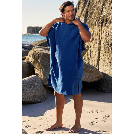 Light Blue - Front - Mountain Warehouse Mens Driftwood Poncho