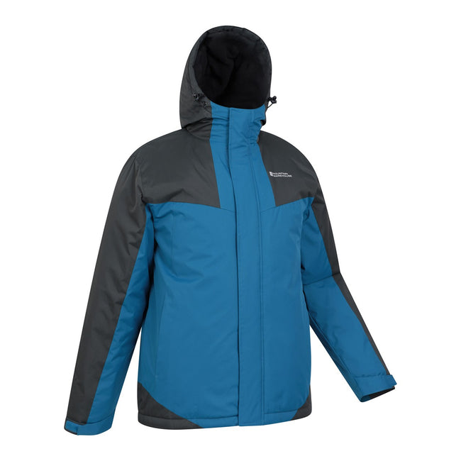 Blue - Side - Mountain Warehouse Mens Dusk III Ski Jacket