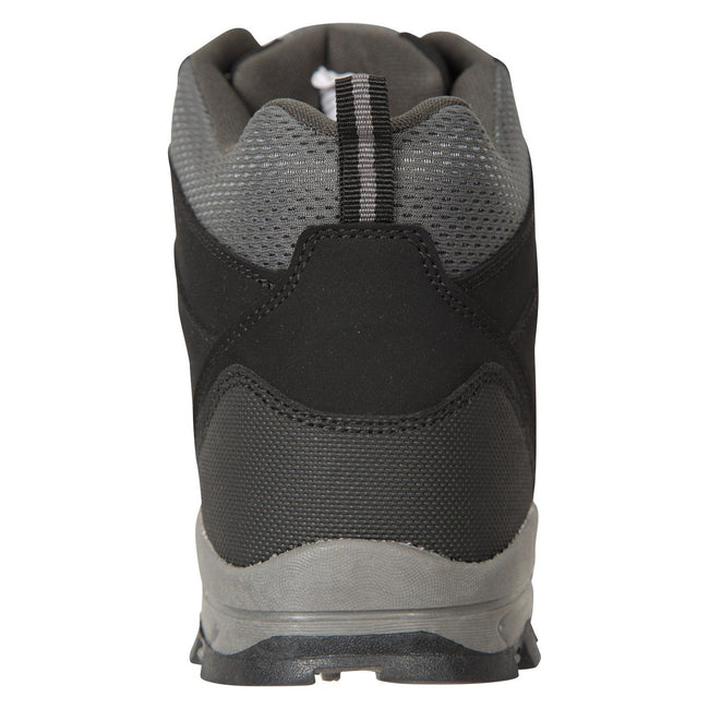 Jet Black - Back - Mountain Warehouse Mens Mcleod Wide Walking Boots