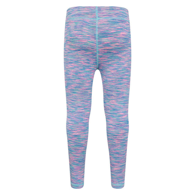Blue - Back - Mountain Warehouse Girls Kayleigh II Space Dye Leggings
