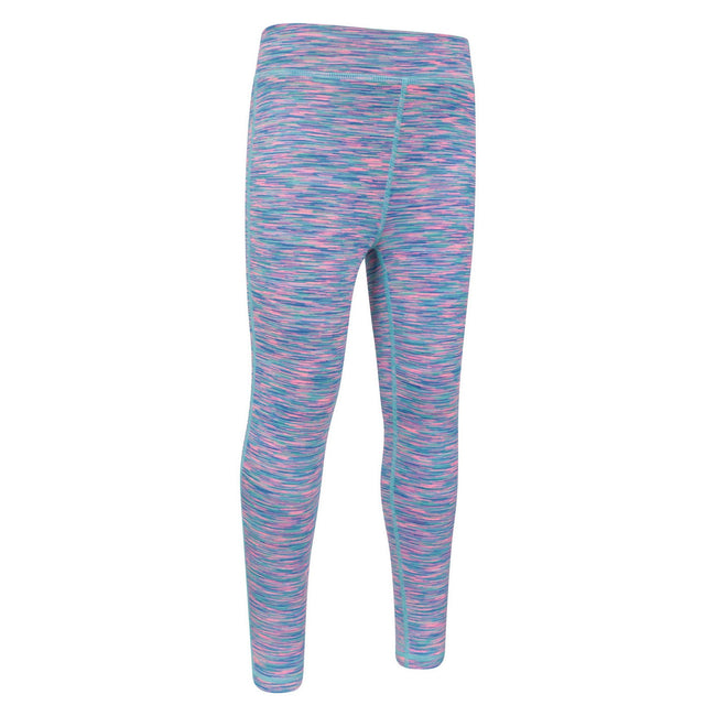 Blue - Lifestyle - Mountain Warehouse Girls Kayleigh II Space Dye Leggings
