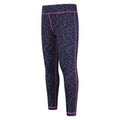 Indigo - Side - Mountain Warehouse Girls Kayleigh II Space Dye Leggings