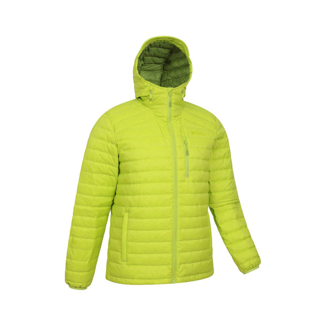 Lime - Side - Mountain Warehouse Mens Henry II Extreme Down Filled Padded Jacket