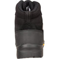 Black - Back - Mountain Warehouse Childrens-Kids Edinburgh Waterproof Suede Walking Boots