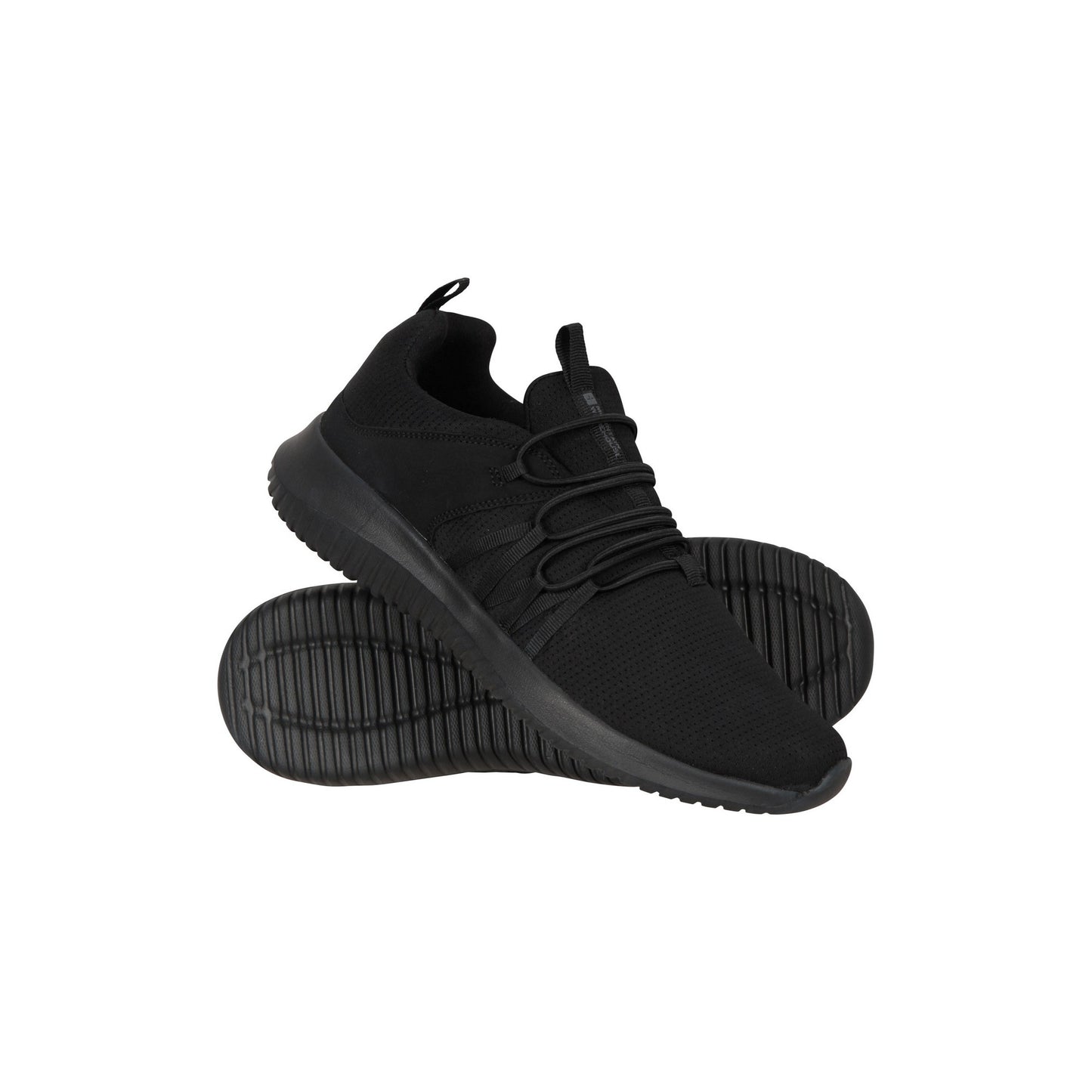 Black - Close up - Mountain Warehouse Womens-Ladies Swift Lightweight Active Trainers