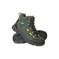 Green - Close up - Mountain Warehouse Mens Adventurer Waterproof Hiking Boots