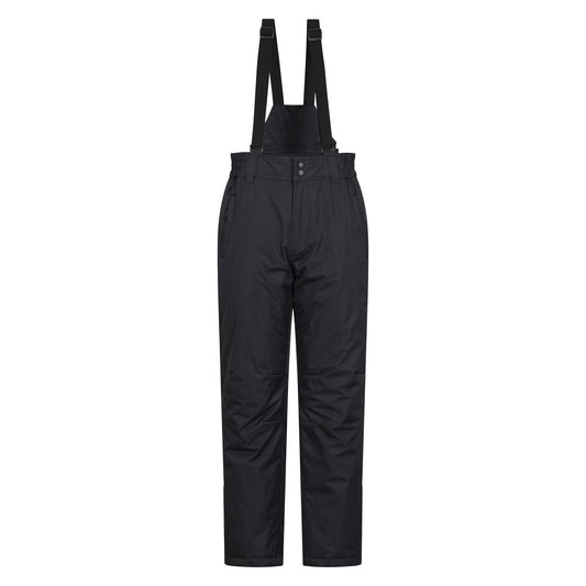 Black - Front - Mountain Warehouse Mens Short Dusk II Ski Trousers