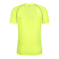 Bright Yellow - Back - Mountain Warehouse Mens Aero II Short-Sleeved T-Shirt