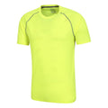 Bright Yellow - Side - Mountain Warehouse Mens Aero II Short-Sleeved T-Shirt