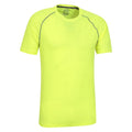Bright Yellow - Lifestyle - Mountain Warehouse Mens Aero II Short-Sleeved T-Shirt