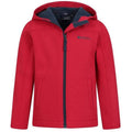 Red - Pack Shot - Mountain Warehouse Childrens-Kids Exodus Water Resistant Soft Shell Jacket
