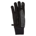 Grey - Back - Mountain Warehouse Mens Windproof Faux Fur Lined Touch Gloves