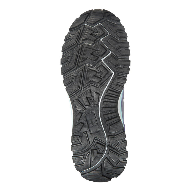 Lavender-Mint - Pack Shot - Mountain Warehouse Childrens-Kids Slope Adaptive Softshell Snow Boots