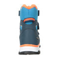 Blue-Orange - Back - Mountain Warehouse Childrens-Kids Slope Adaptive Softshell Snow Boots