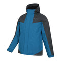 Blue - Side - Mountain Warehouse Mens Ski Jacket & Trousers