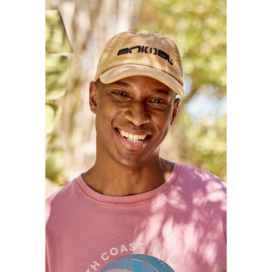 Mustard - Front - Animal Unisex Adult Louis Organic Baseball Cap