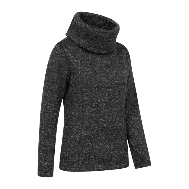 Grey - Lifestyle - Mountain Warehouse Womens-Ladies Idris II Cowl Neck Fleece Top