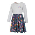 Grey - Side - Mountain Warehouse Childrens-Kids Poppy Organic Casual Dress