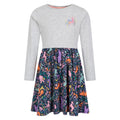 Grey - Front - Mountain Warehouse Childrens-Kids Poppy Organic Casual Dress