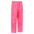 Bright Pink - Lifestyle - Mountain Warehouse Childrens-Kids Pakka II Waterproof Over Trousers