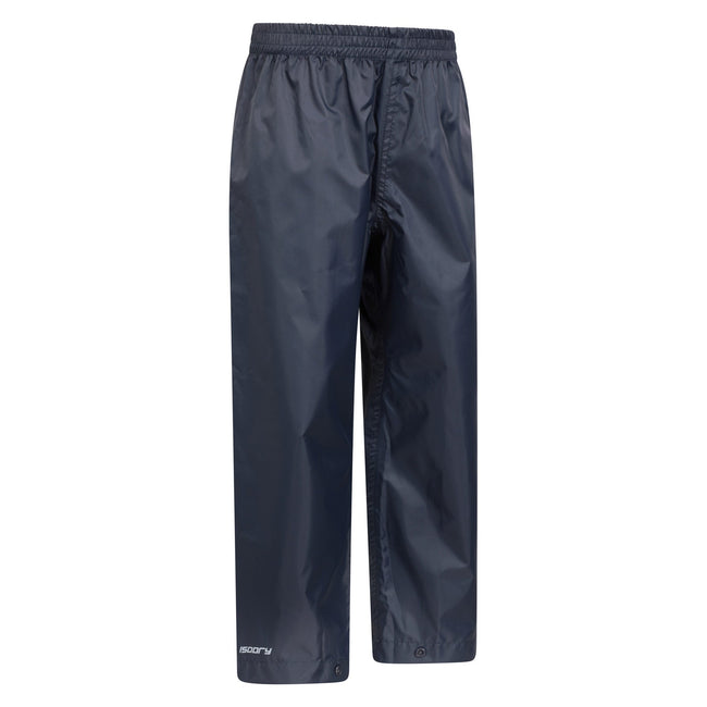 Navy - Lifestyle - Mountain Warehouse Childrens-Kids Pakka II Waterproof Over Trousers