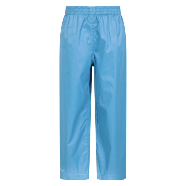 Blue - Front - Mountain Warehouse Childrens-Kids Pakka II Waterproof Over Trousers