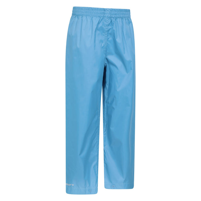 Blue - Lifestyle - Mountain Warehouse Childrens-Kids Pakka II Waterproof Over Trousers