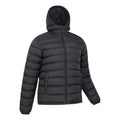 Black - Lifestyle - Mountain Warehouse Mens Seasons Faux Fur Lined Padded Jacket