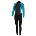 Dark Teal - Side - Mountain Warehouse Womens-Ladies Full Wetsuit