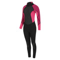 Pink - Side - Mountain Warehouse Womens-Ladies Full Wetsuit